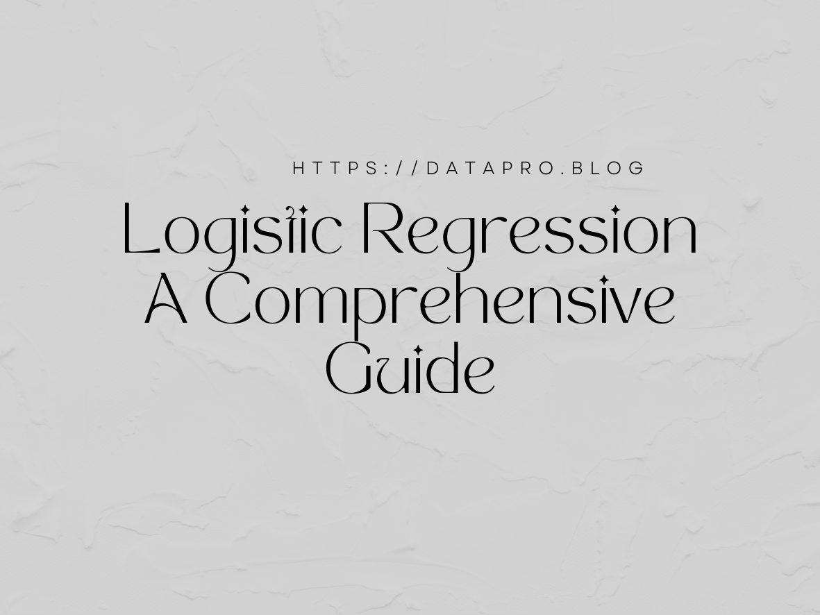 logistic regression machine learning